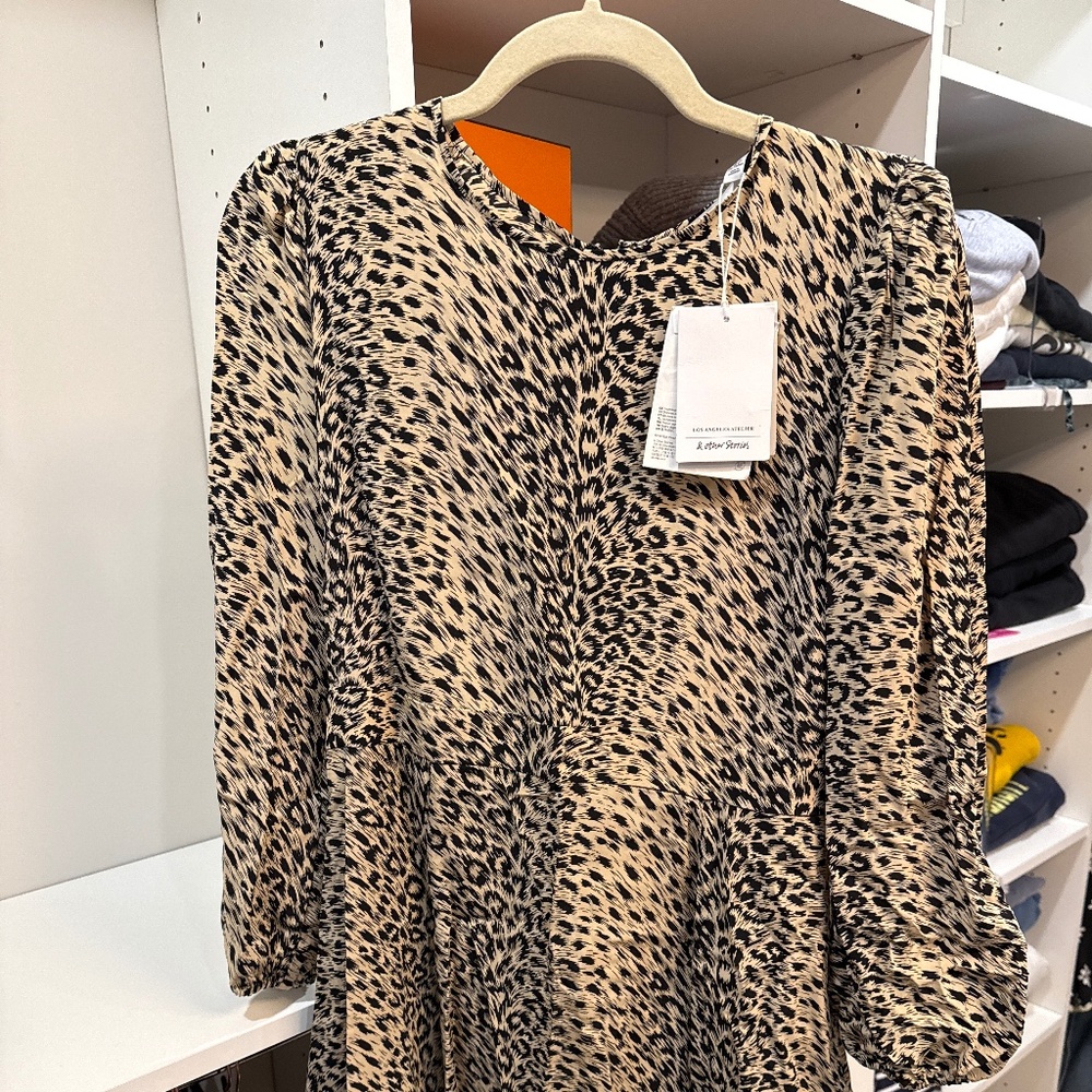 Animal print dress